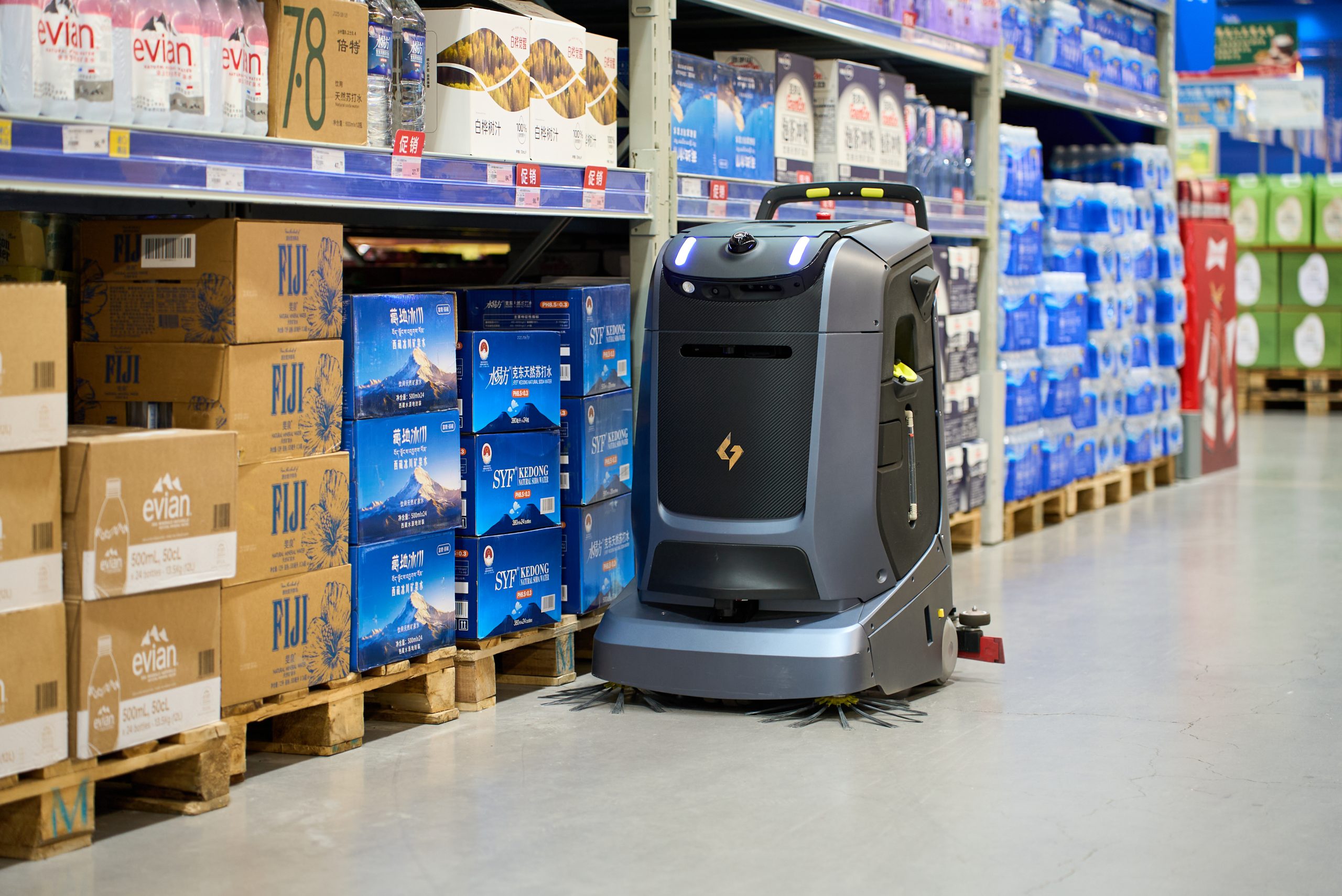 Robotgulvvasker til supermarked